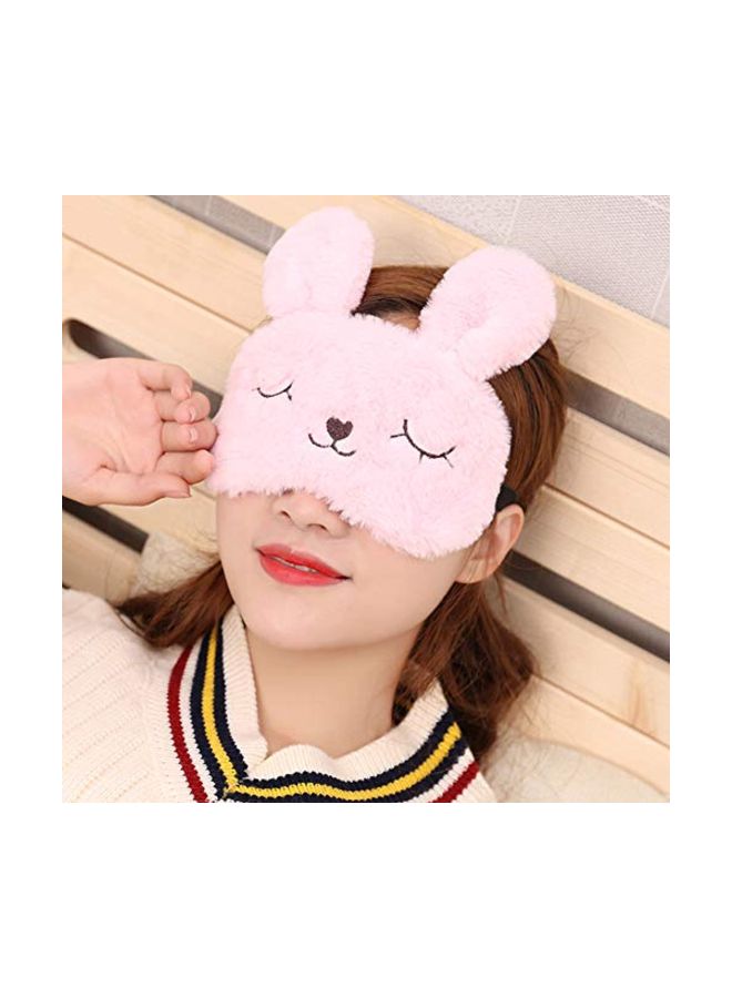 Pack Of 4 Cute Animal Rabbit Sleeping Eye Mask Blue/Pink/Grey - Image 4